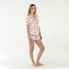 All American Shortie PJ Set In Serene Monarch - Shortie Set -