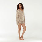 All American Shortie Set In Natural Animal - Sleepwear & Loungewear -