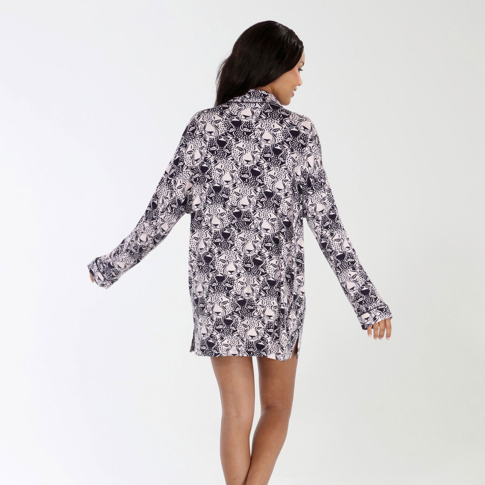 All American Sleepshirt In Elixir Cheetahs - -