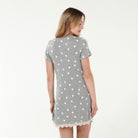 All American Sleepshirt In Heather Grey Hearts - Sleepwear & Loungewear -