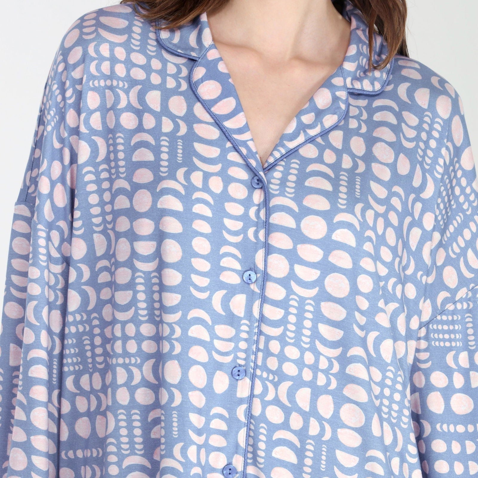 All American Sleepshirt In Stormy Moons - -