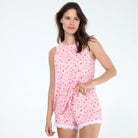 All American Tank Shortie Set In Amour Hearts - Tank+Short -