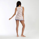 All American Tank Shortie Set In Luster Floral - Tank+Short -