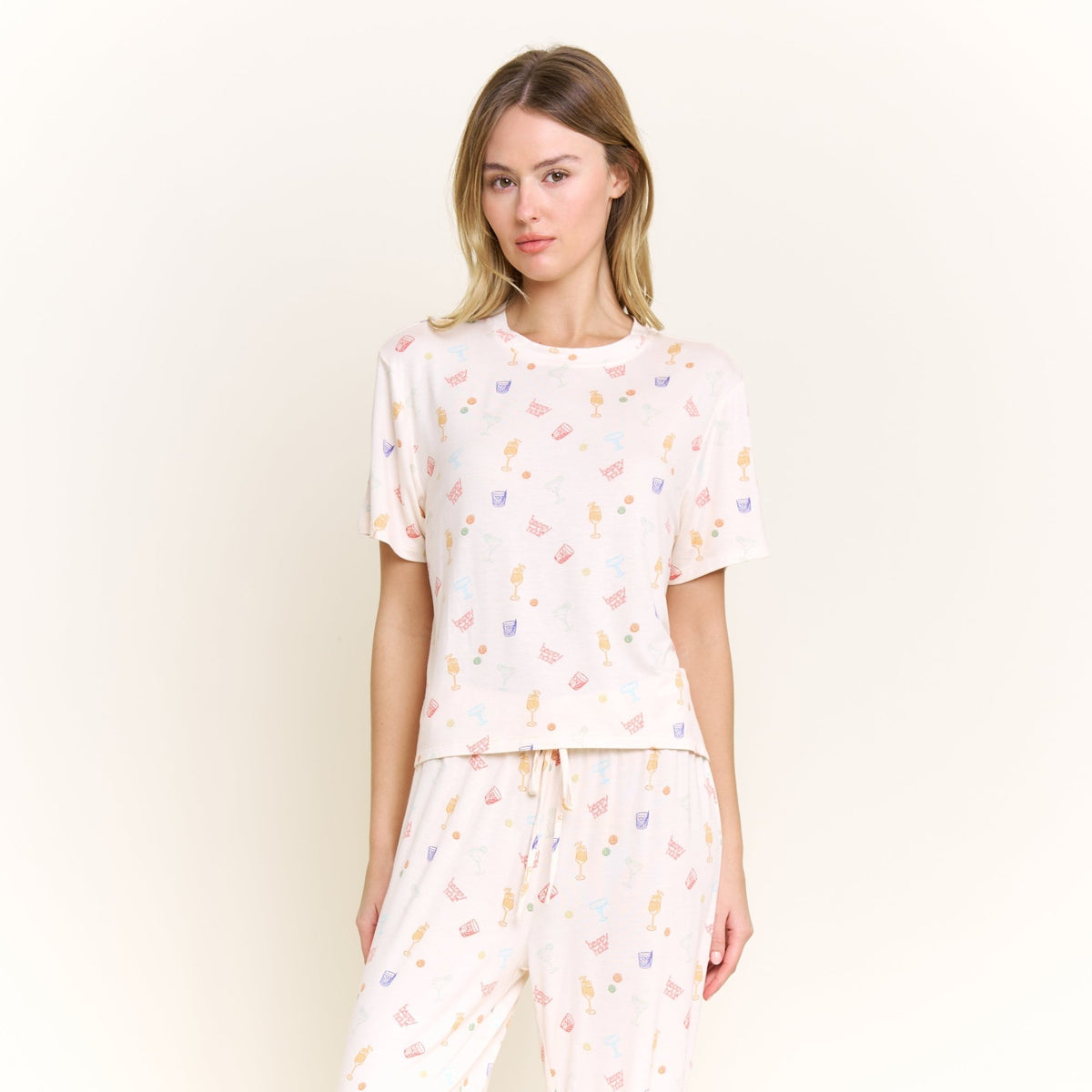All American Tee Pant Set in Happy Hour - Sleepwear & Loungewear -
