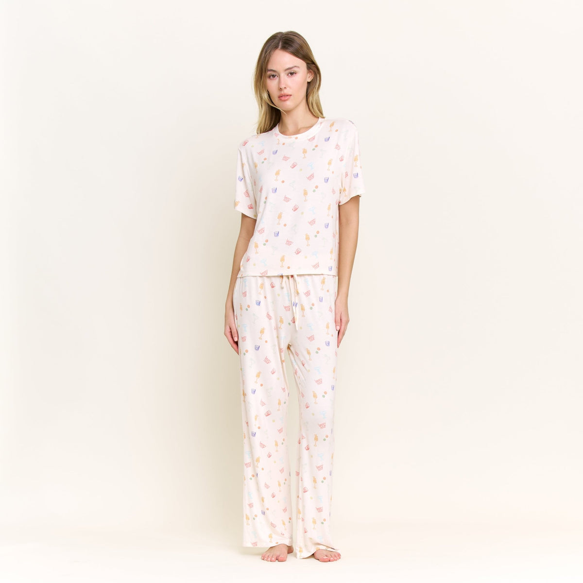 All American Tee Pant Set in Happy Hour - Sleepwear & Loungewear - XL