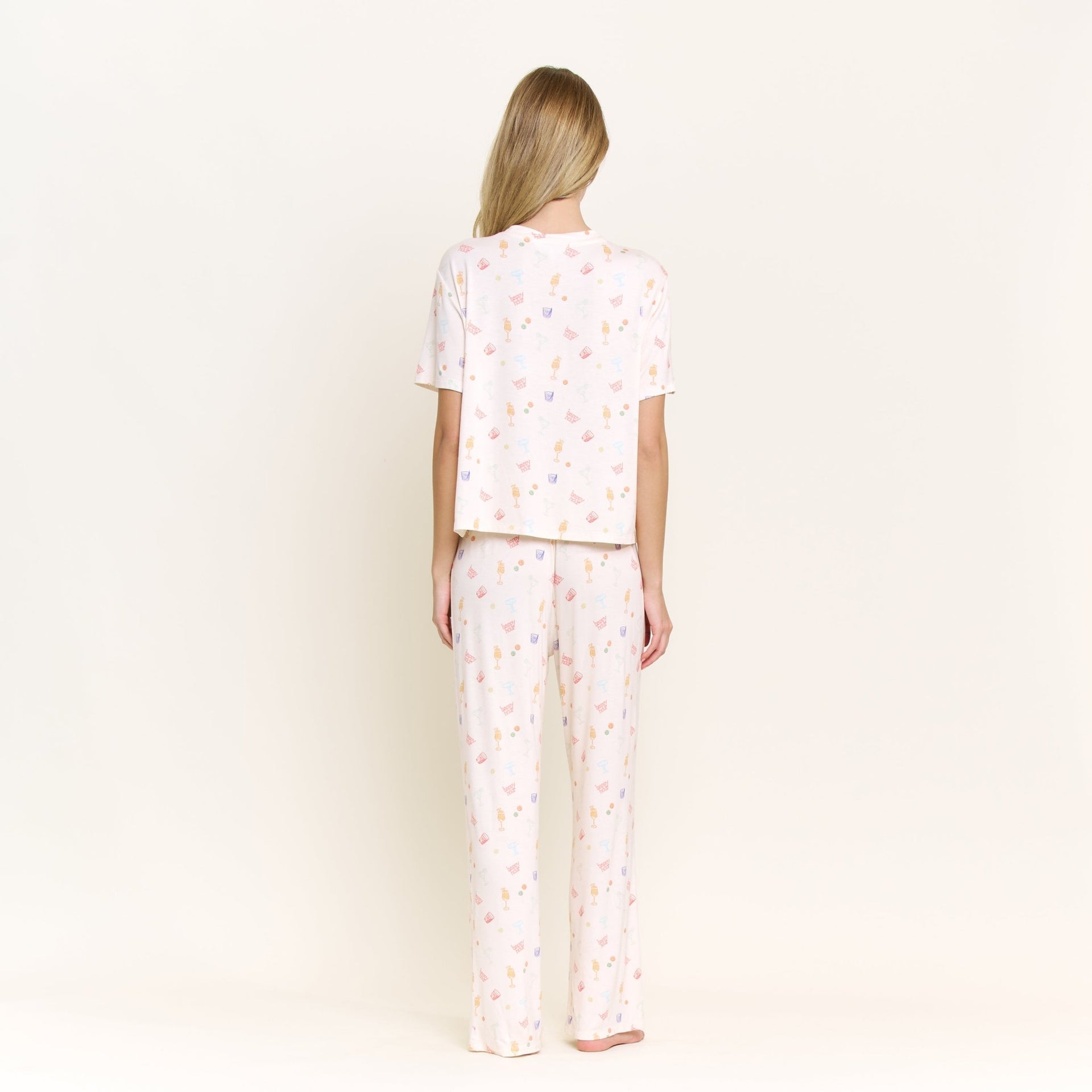All American Tee Pant Set in Happy Hour - Sleepwear & Loungewear -