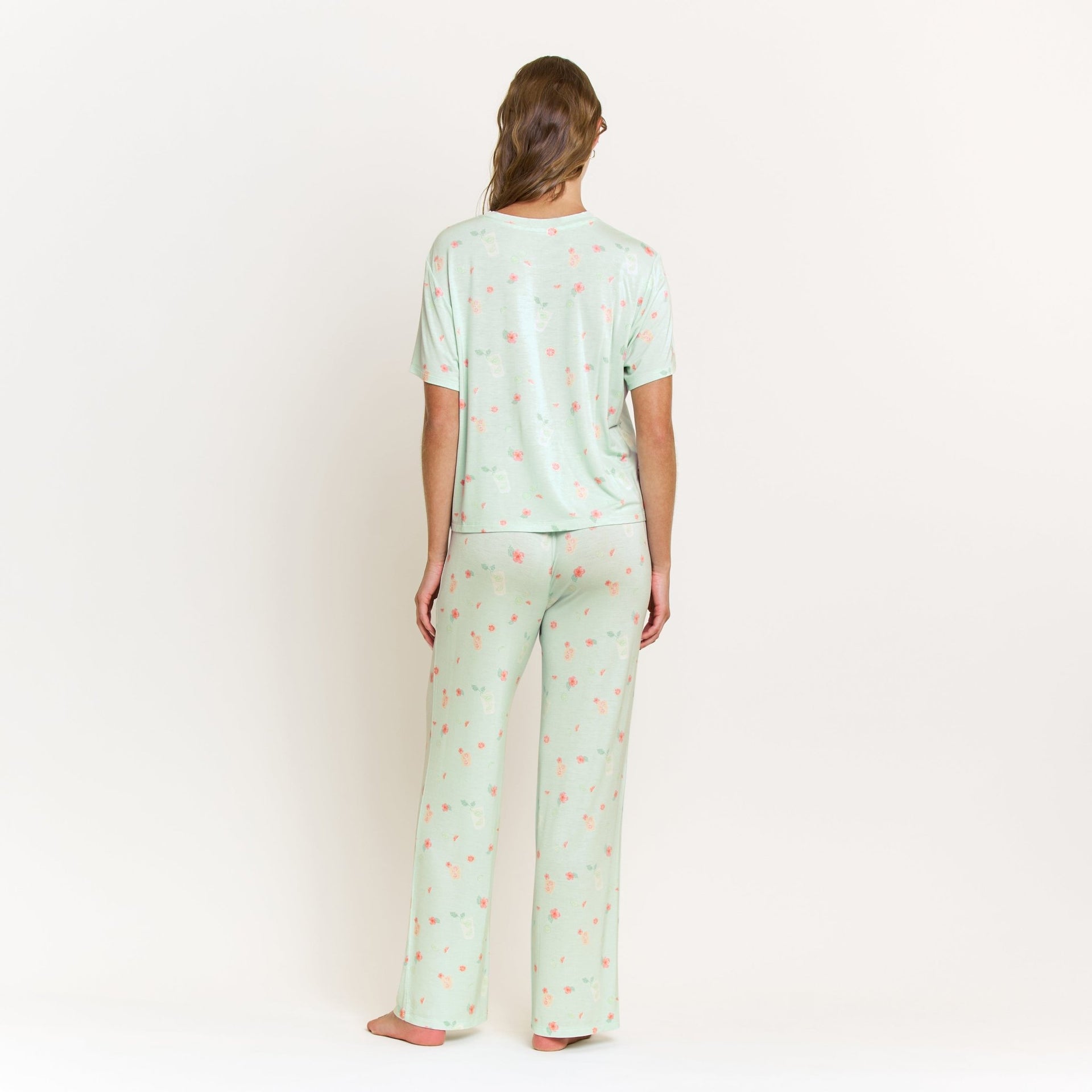 All American Tee Pant Set in Mint Mojito Bliss - Sleepwear & Loungewear -