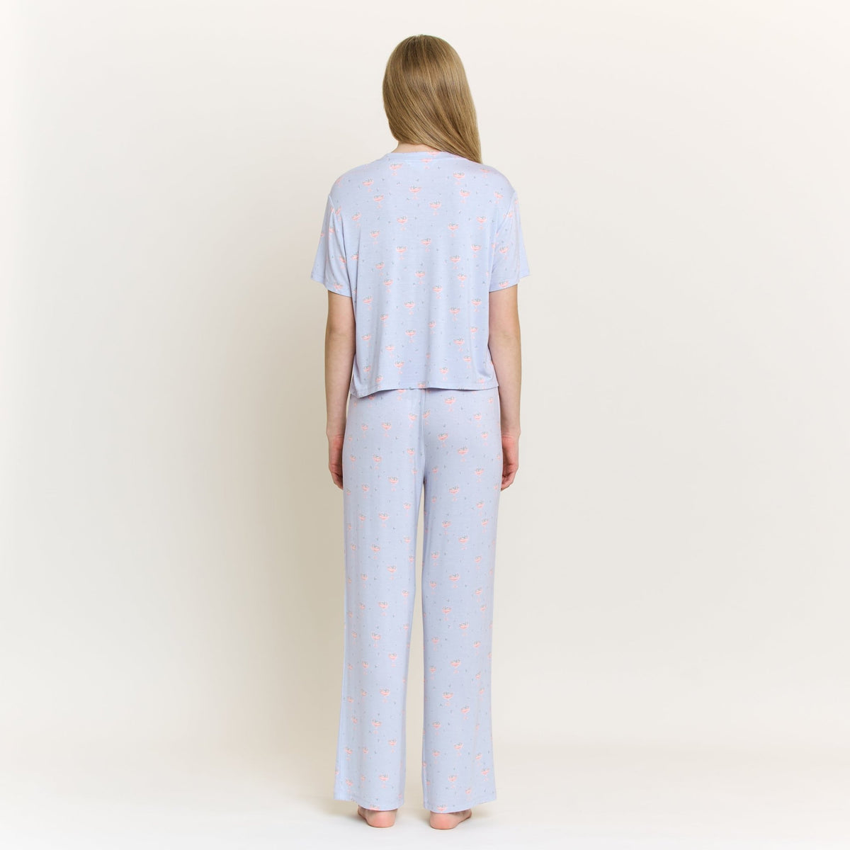 All American Tee Pant Set in Moonbeam Rosé - Sleepwear & Loungewear -