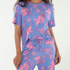 All American Tee Pant Set In Newport Floral - Sleepwear & Loungewear -