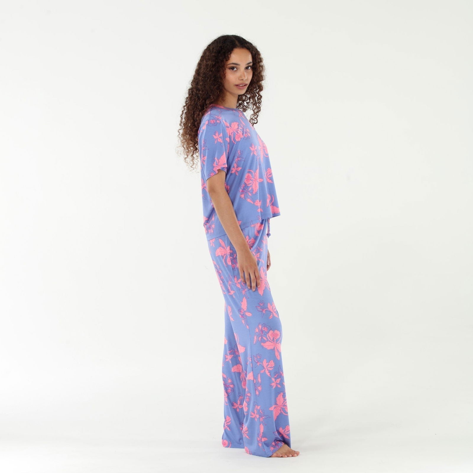 All American Tee Pant Set In Newport Floral - Sleepwear & Loungewear -