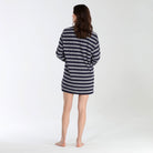 All Set Cardigan In Nova Stripe - -