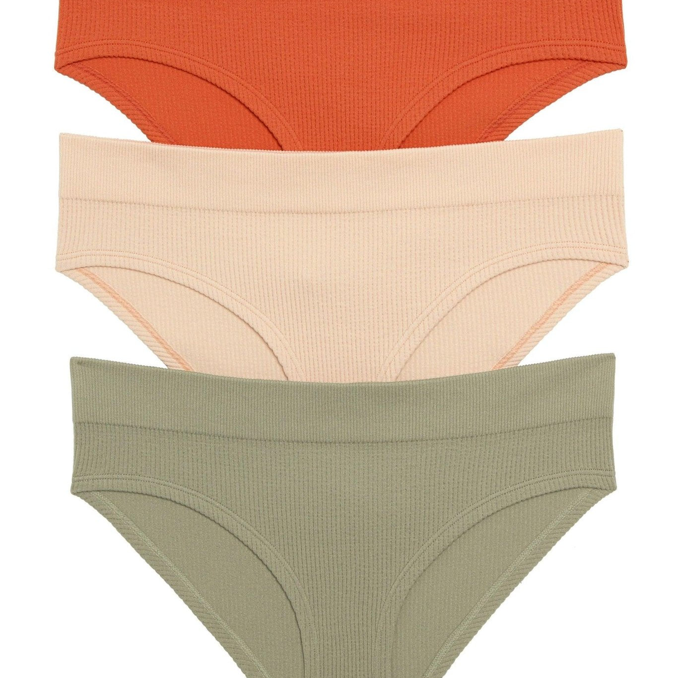 Bailey Hipster 3-Pack - Panty - Terracotta Calm Taurus