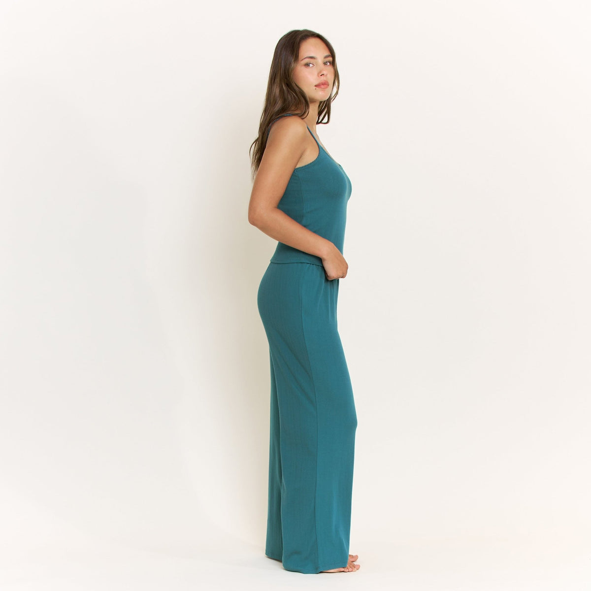 Blissful Cami Pant Set in Bluegrass - -