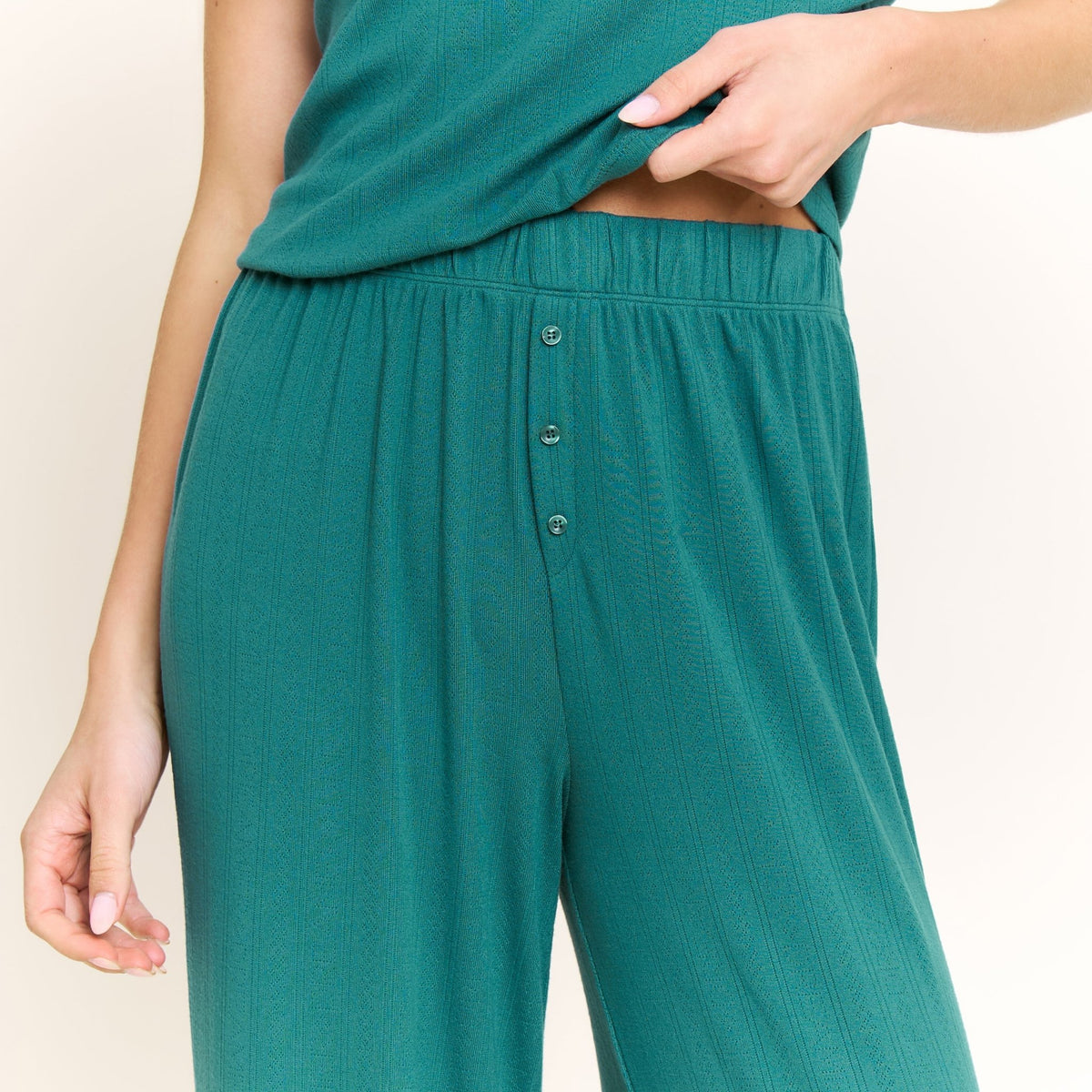 Blissful Cami Pant Set in Bluegrass - -