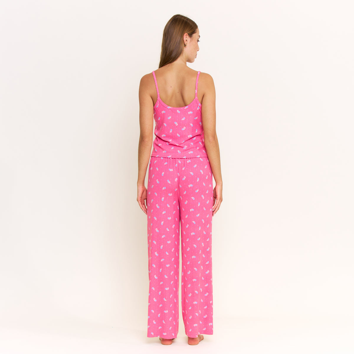 Blissful Cami Pant Set in Fuchsia Wild Rose - Sleepwear & Loungewear -