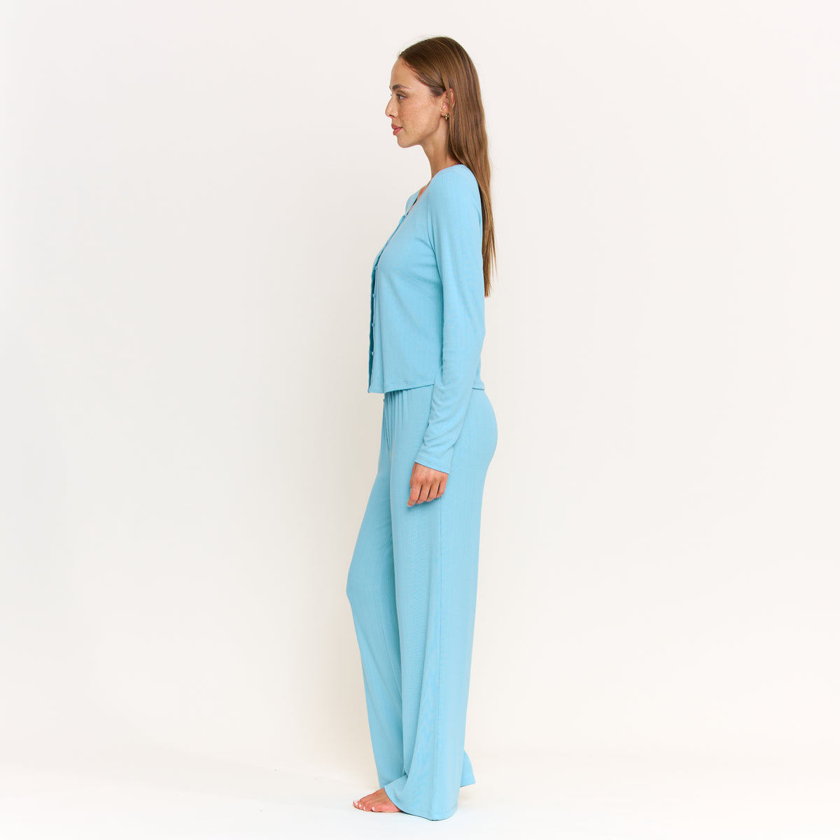 Blissful Cardigan in Ocean - Sleepwear & Loungewear -