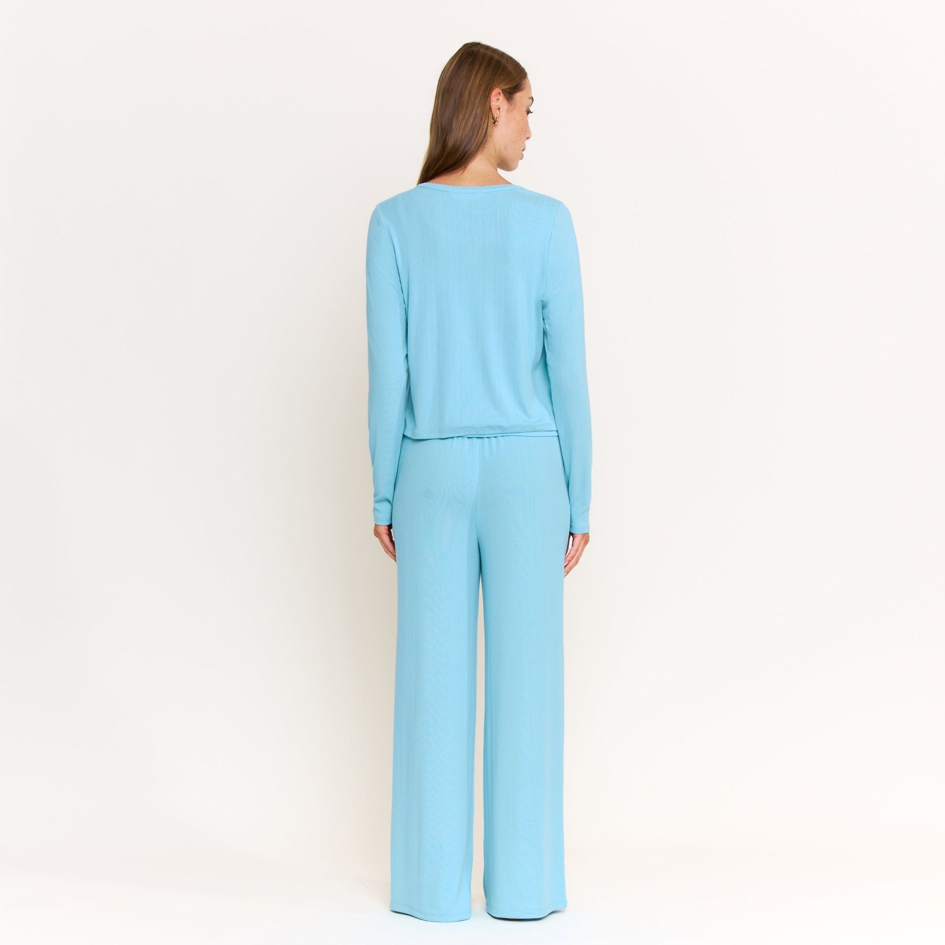 Blissful Cardigan in Ocean - -