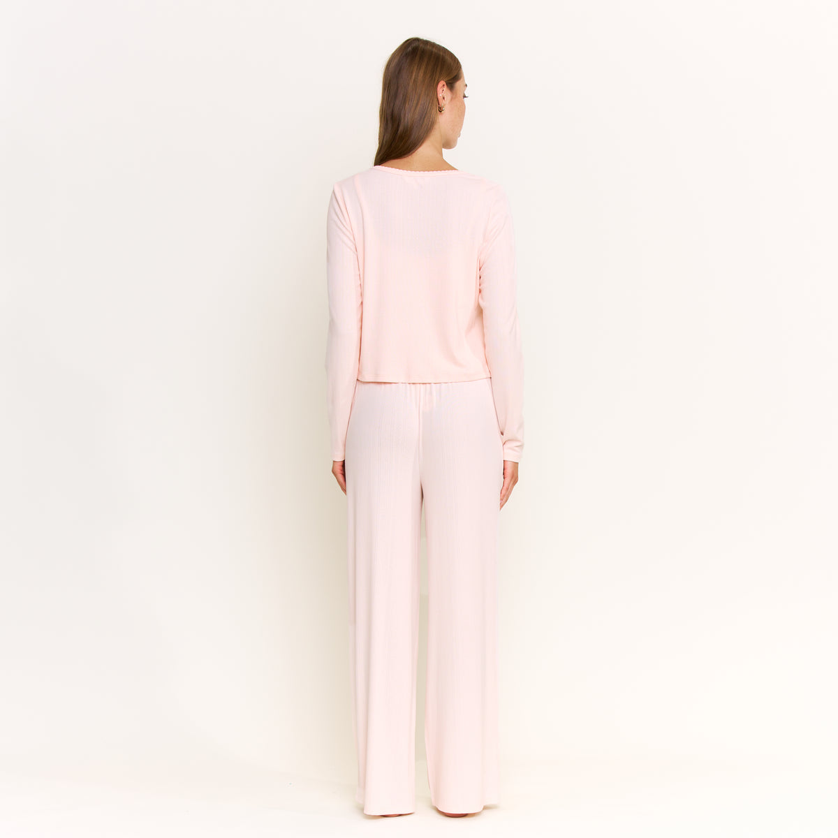 Blissful Cardigan in Peach Sorbet - Sleepwear & Loungewear -