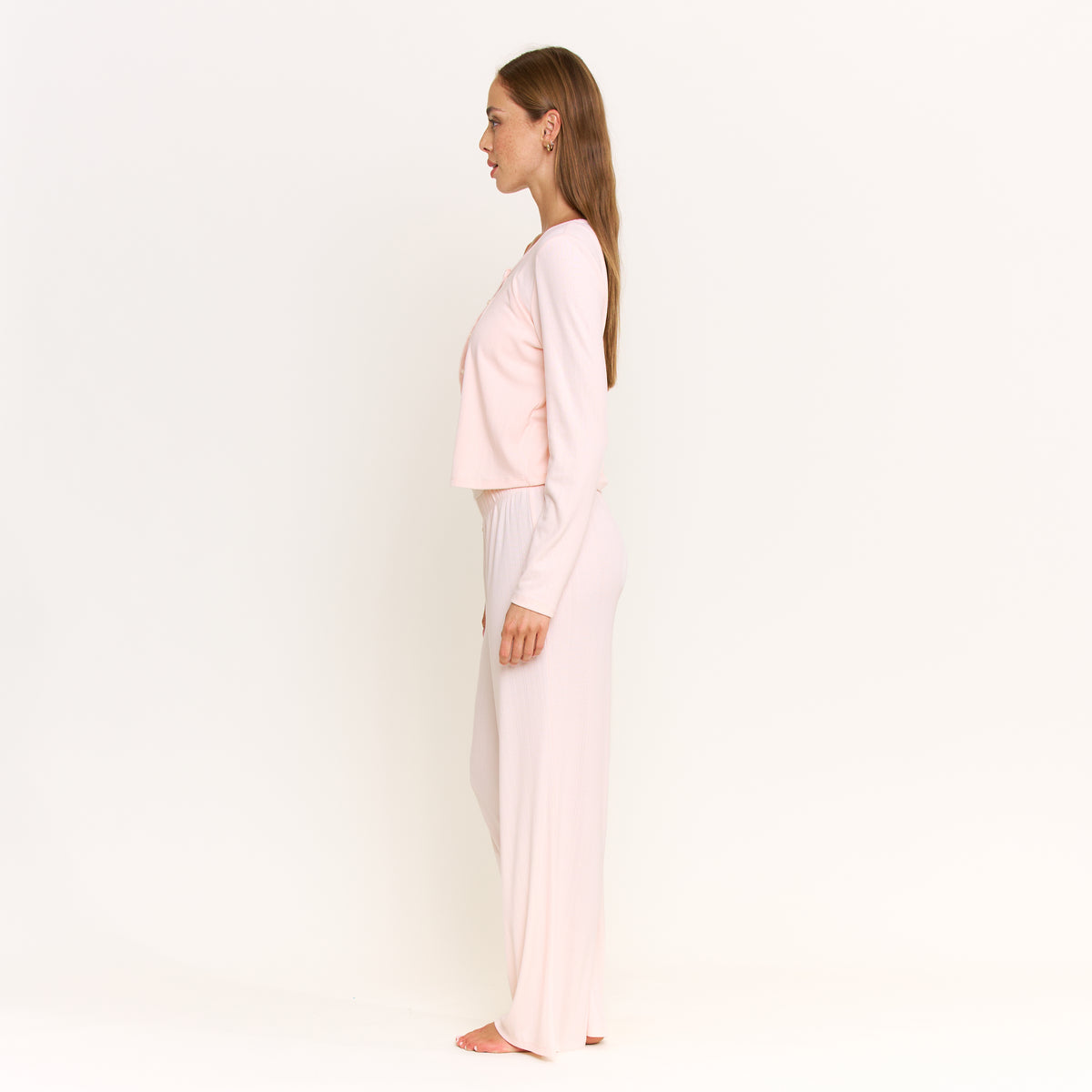 Blissful Cardigan in Peach Sorbet - Sleepwear & Loungewear -