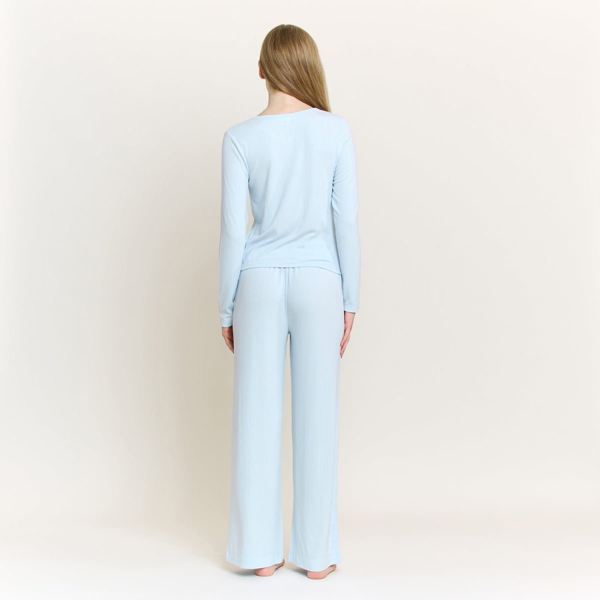 Blissful Long Henley Set in Dreamy - Sleepwear & Loungewear -