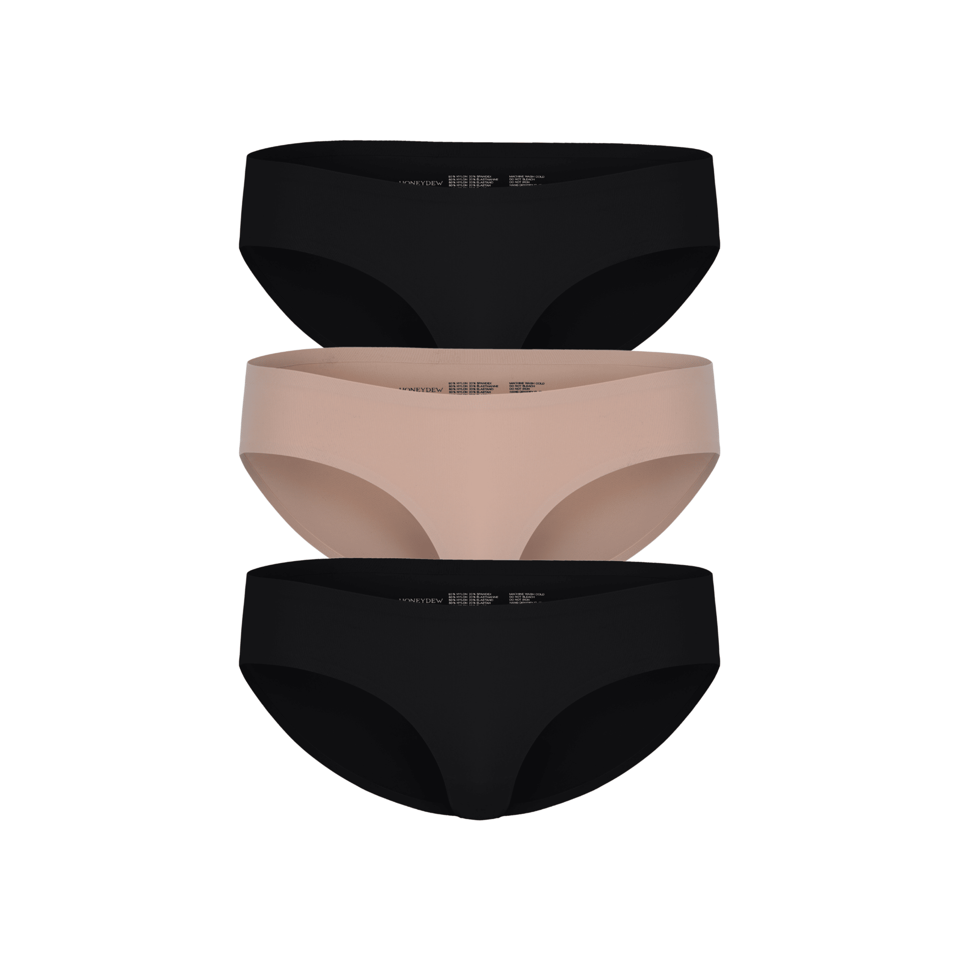 Breeze Luxe Bikini 3-Pack in Basics - -