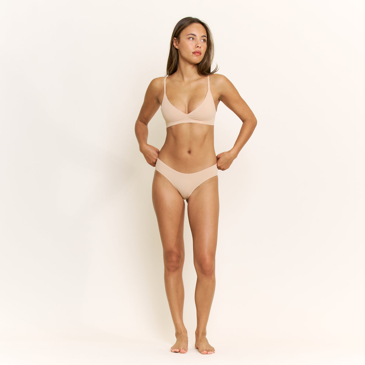 Breeze Luxe Bra in Nude - Bras -