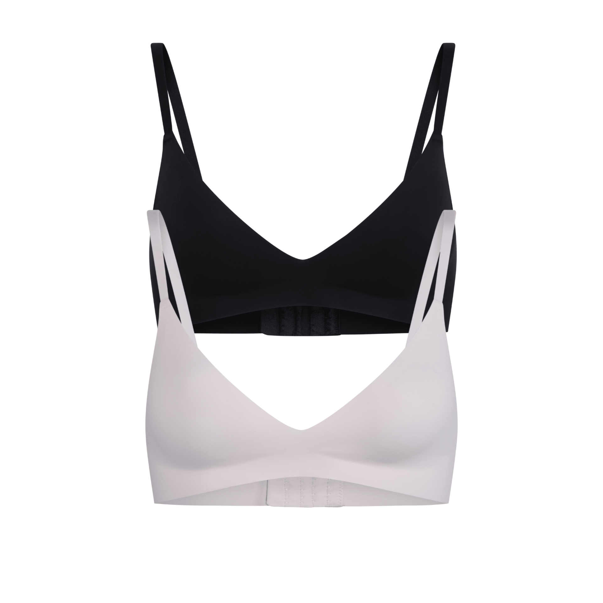 Breeze Luxe Bralette 2-Pack in Black & Ballet Slipper - -