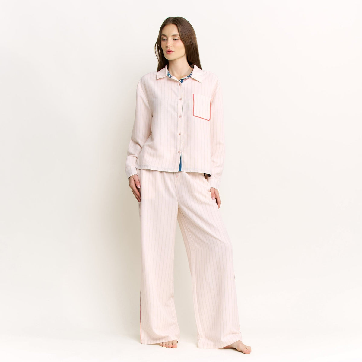 Brunch Date Pant in Flora Stripe - Sleepwear & Loungewear -