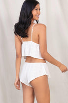 Charli Shortie in White - Sleepwear & Loungewear -