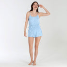 Clear Skies Cami Shortie Set In Pisces - Sleepwear & Loungewear - X-Large