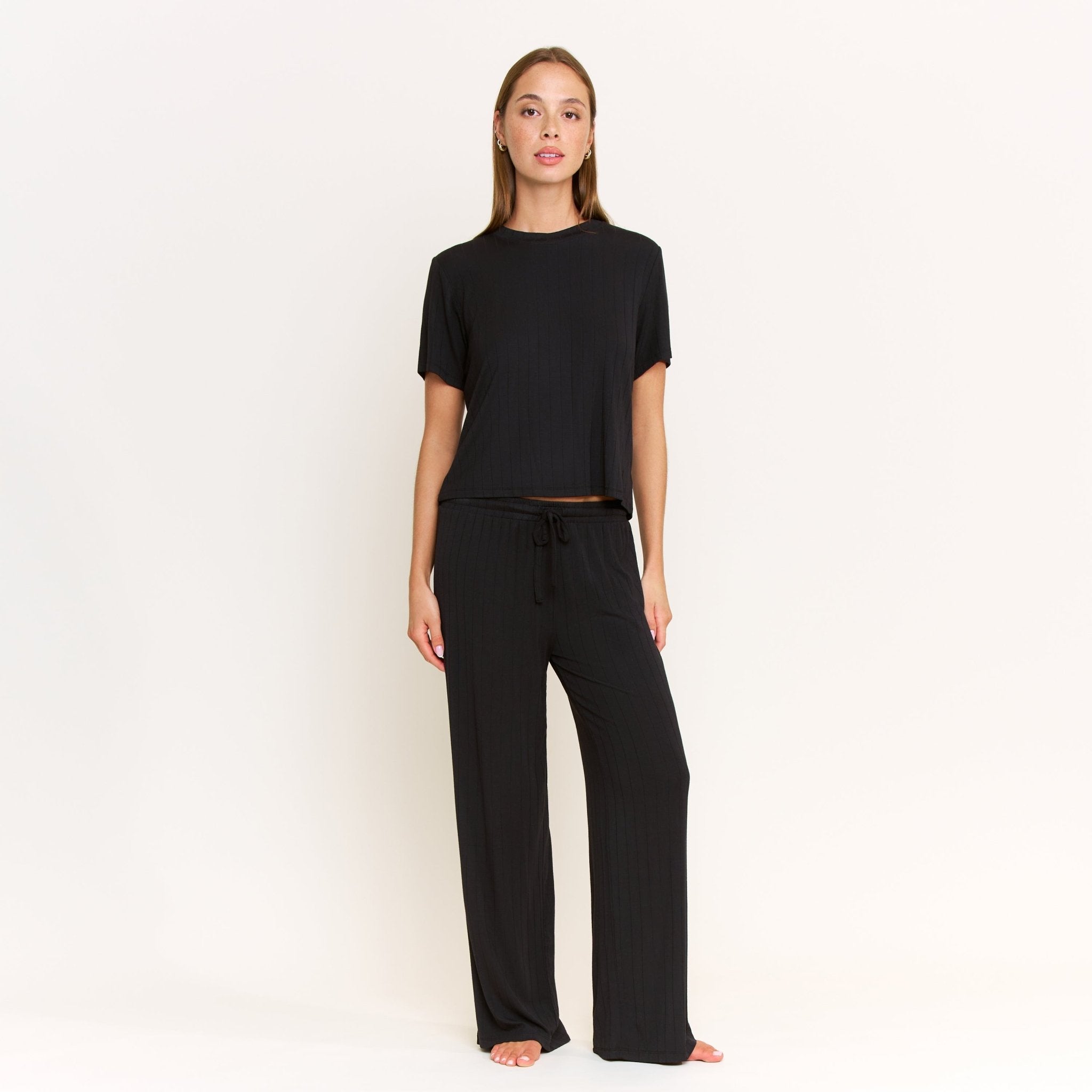 Cloud Modal Pant in Black from Honeydew Intimates