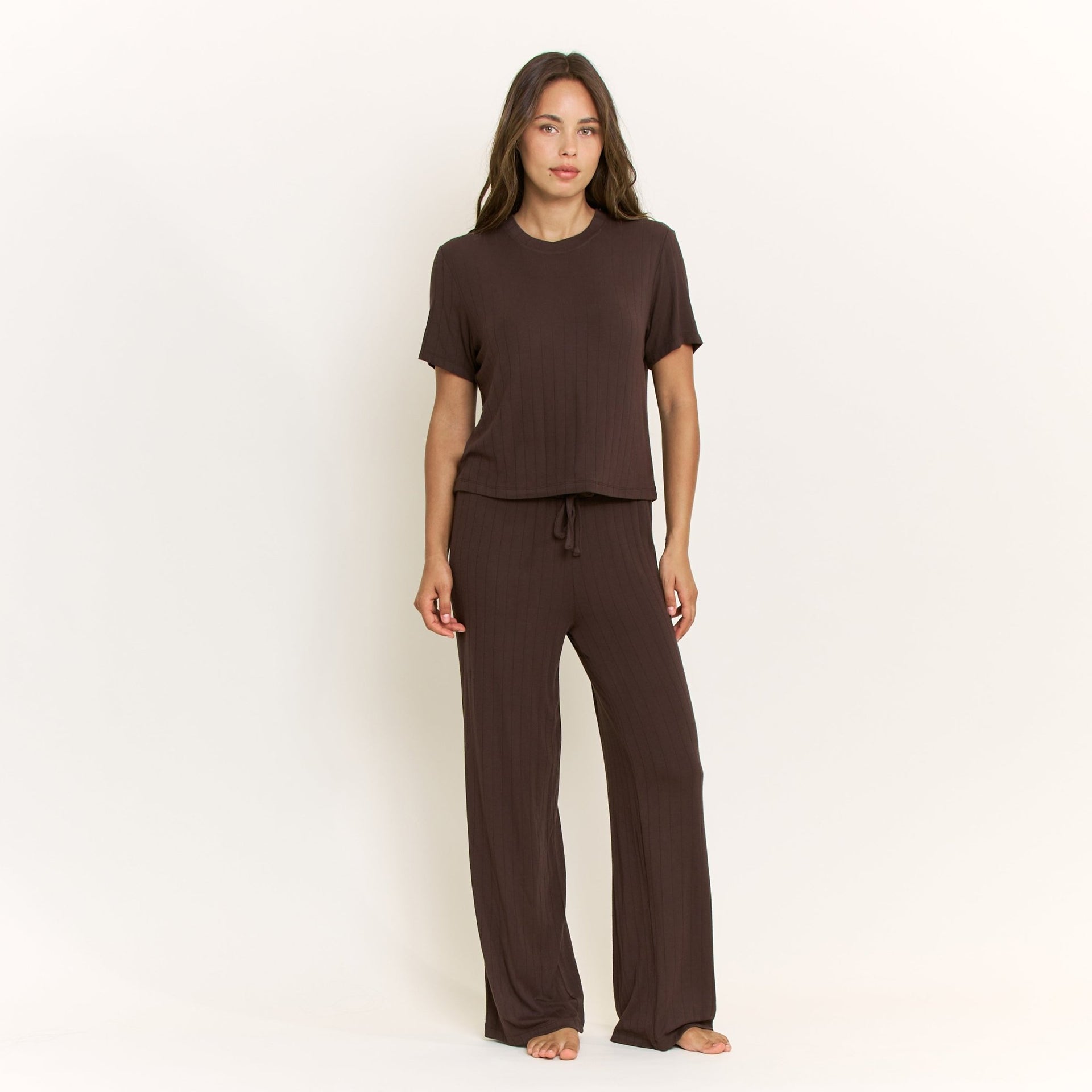Cloud Modal Pant in Chocolate - Honeydew - XS