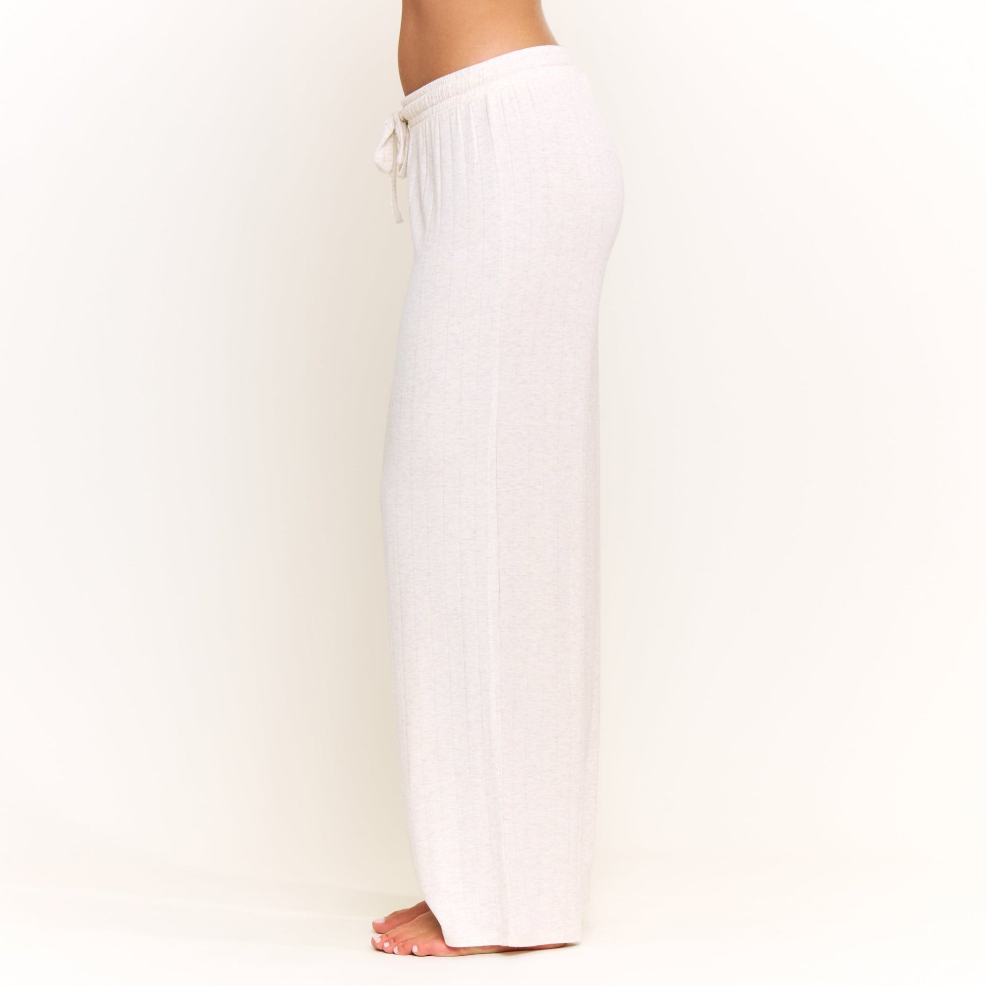 Cloud Modal Pant in Heather Oatmeal - -