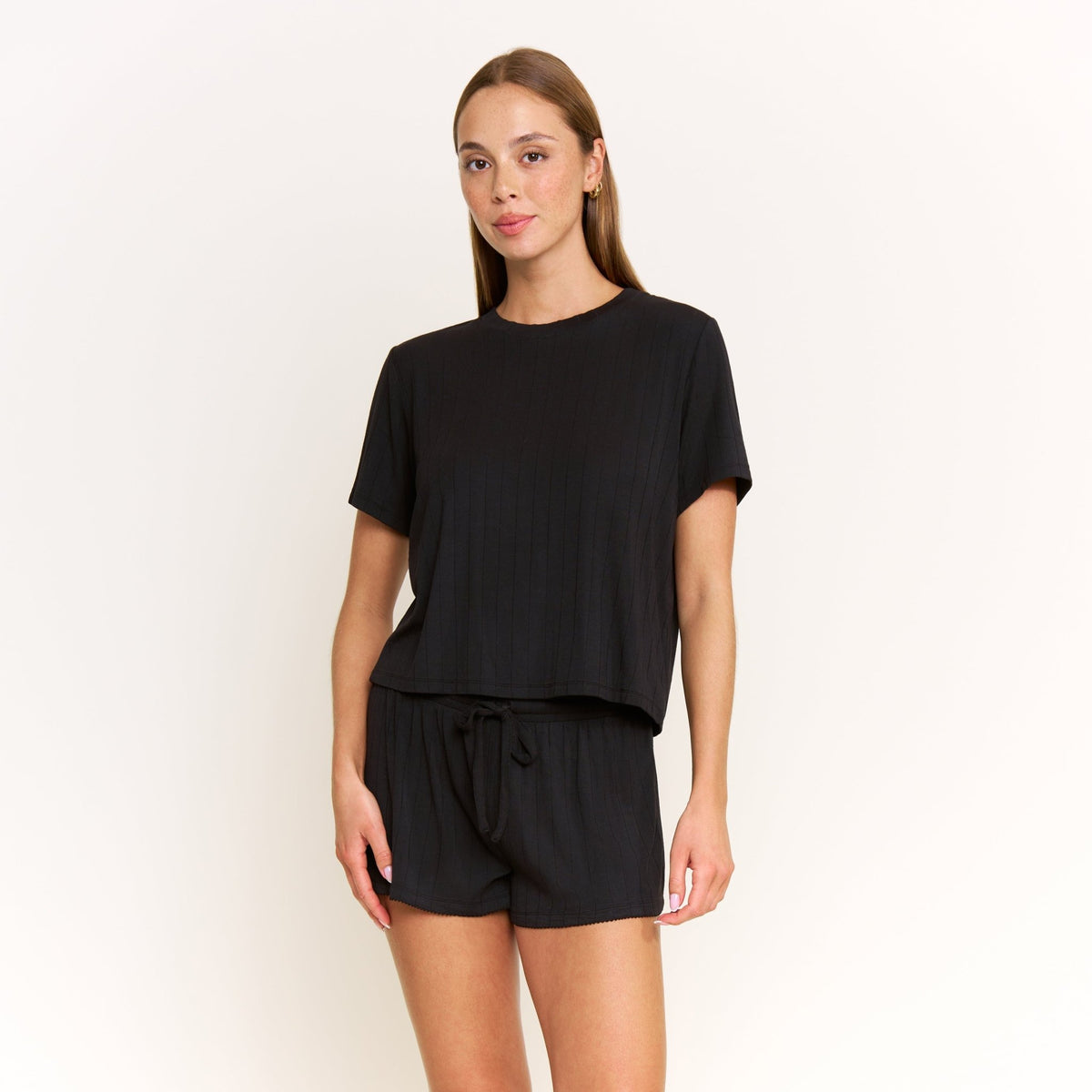 Cloud Modal Short in Black - Sleepwear & Loungewear -