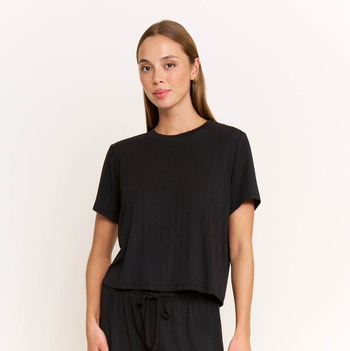 Cloud Modal Tee in Black - Sleepwear & Loungewear - XL