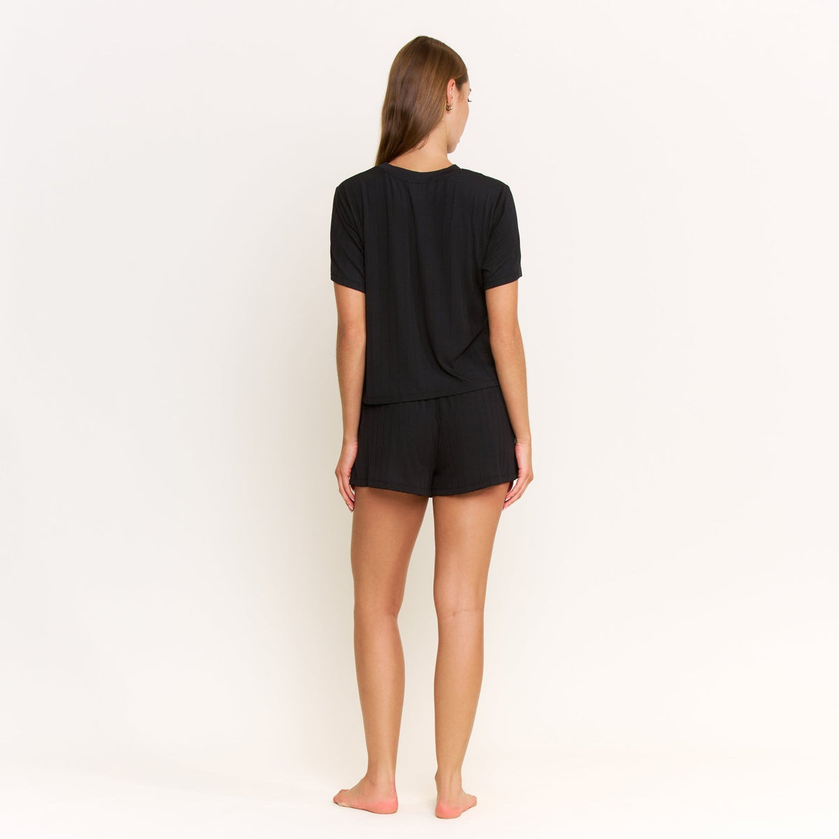 Cloud Modal Tee in Black - Sleepwear & Loungewear -