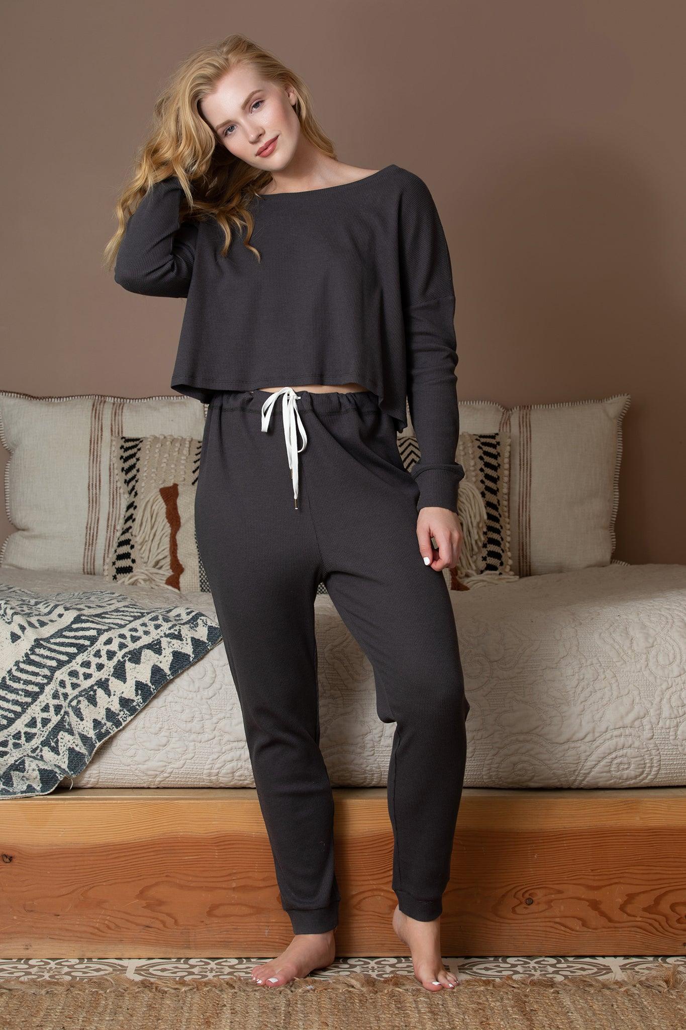 Coffee Date Lounge Set in Drizzle - Sleepwear & Loungewear - X-Large