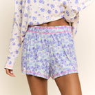Cuddle Crew Short Set in Renewal Mix Floral - Shortie Set -
