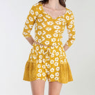 Down Time Lounge Set In Heat Wave Daisies - Loungewear -