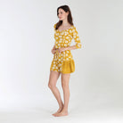 Down Time Lounge Set In Heat Wave Daisies - Loungewear -