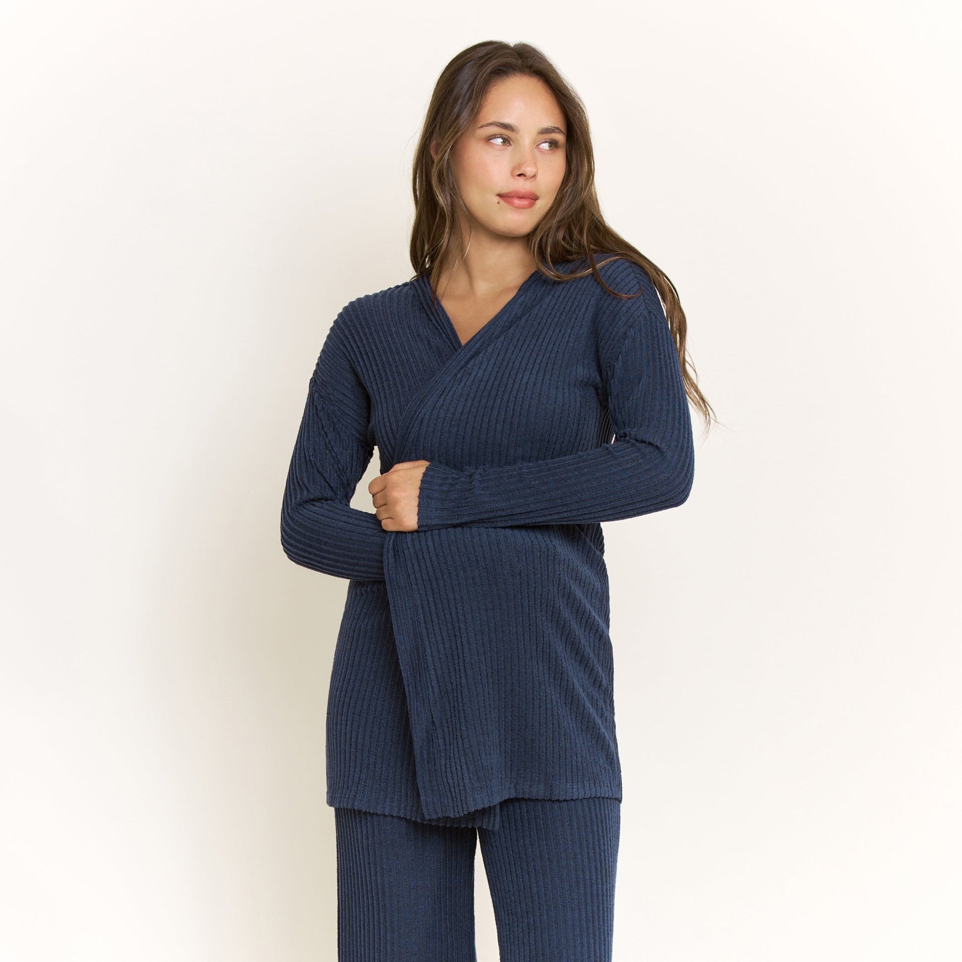Dream Cloud Cardigan in Midnight - Honeydew - XS/S