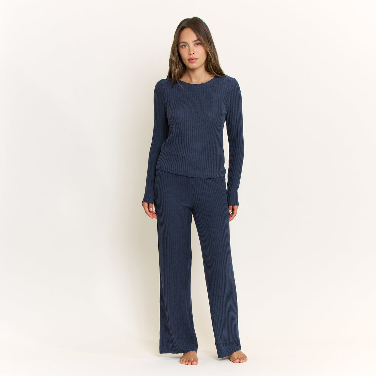 Dream Cloud Long Sleeve Top in Midnight - Sleepwear & Loungewear -