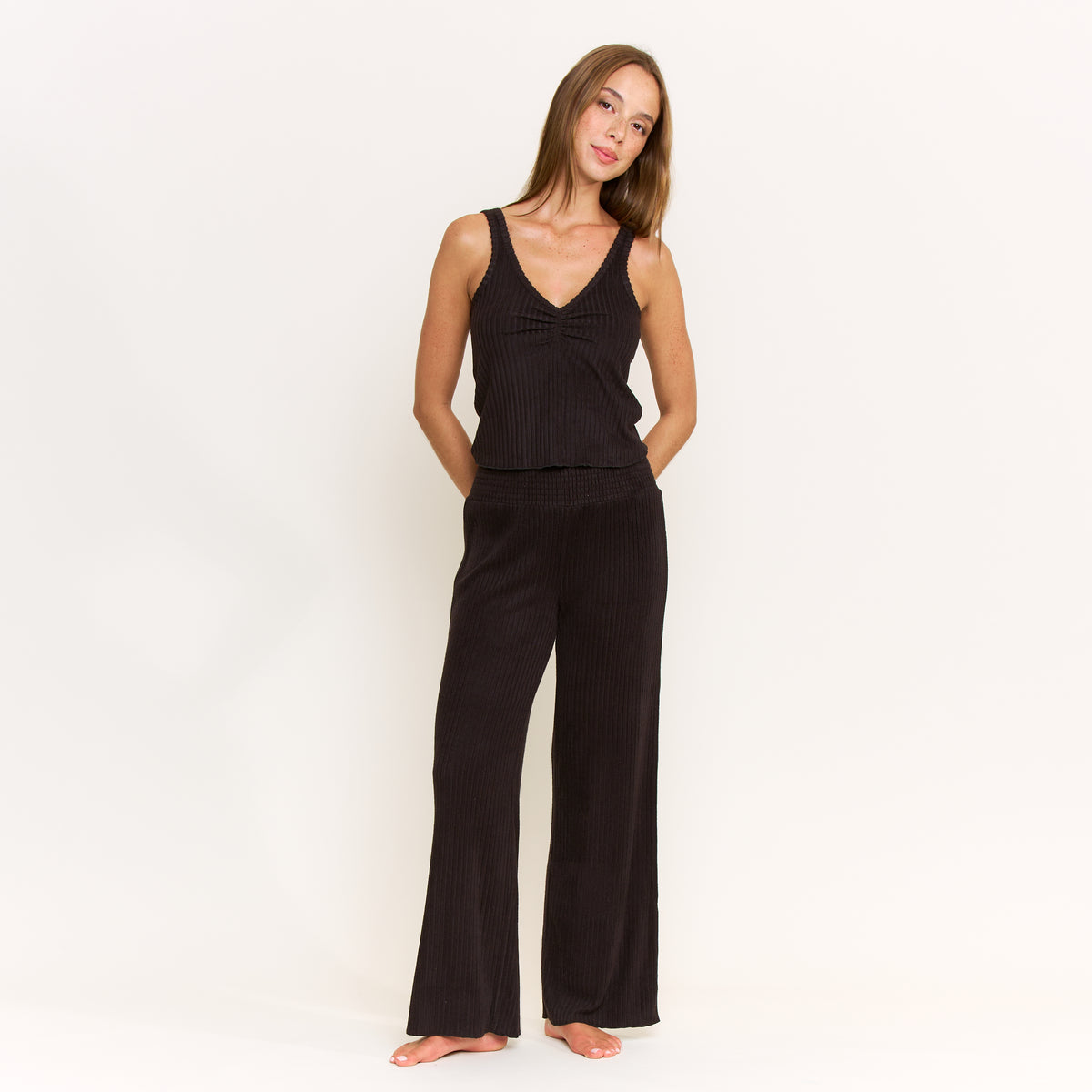 Dream Cloud Pant in Black - Sleepwear & Loungewear -
