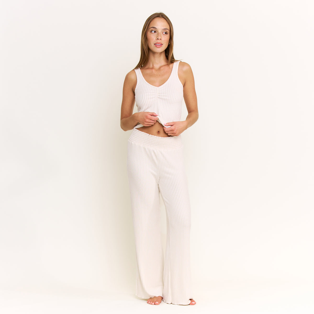 Dream Cloud Pant in Oat - Sleepwear & Loungewear -