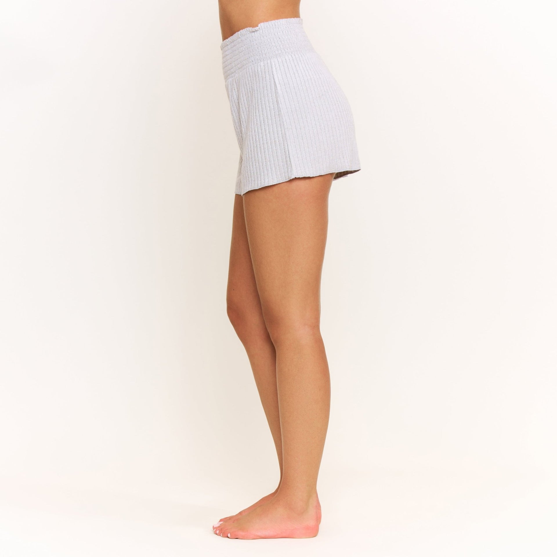 Dream Cloud Short in Heather Grey - -