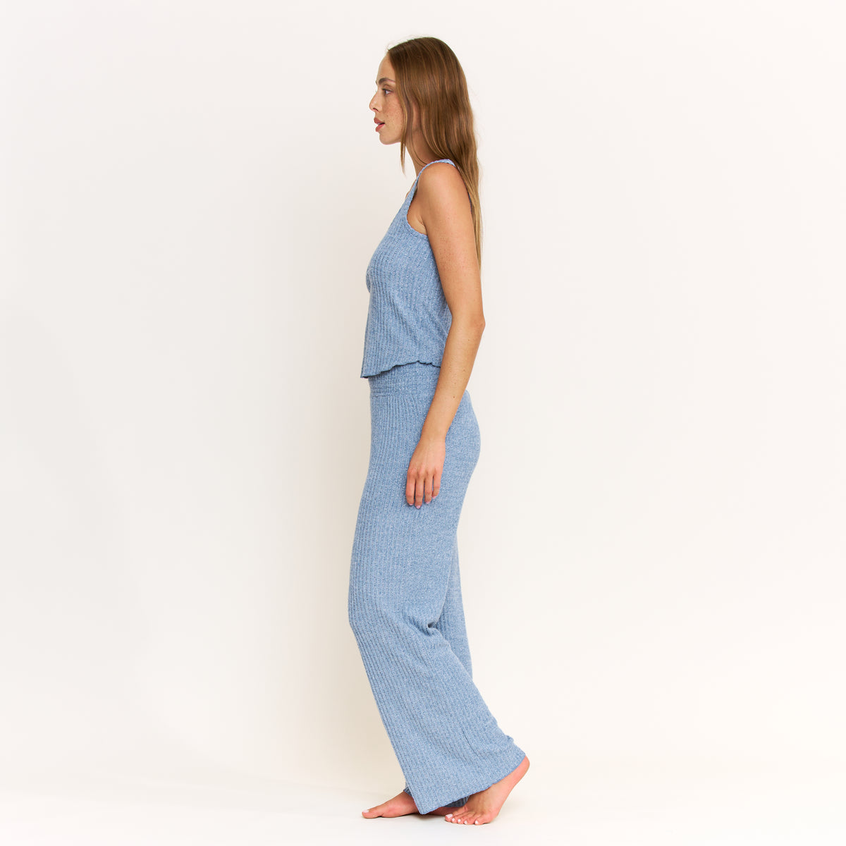 Dream Cloud Tank in Heather Coastal Blue - Sleepwear & Loungewear -