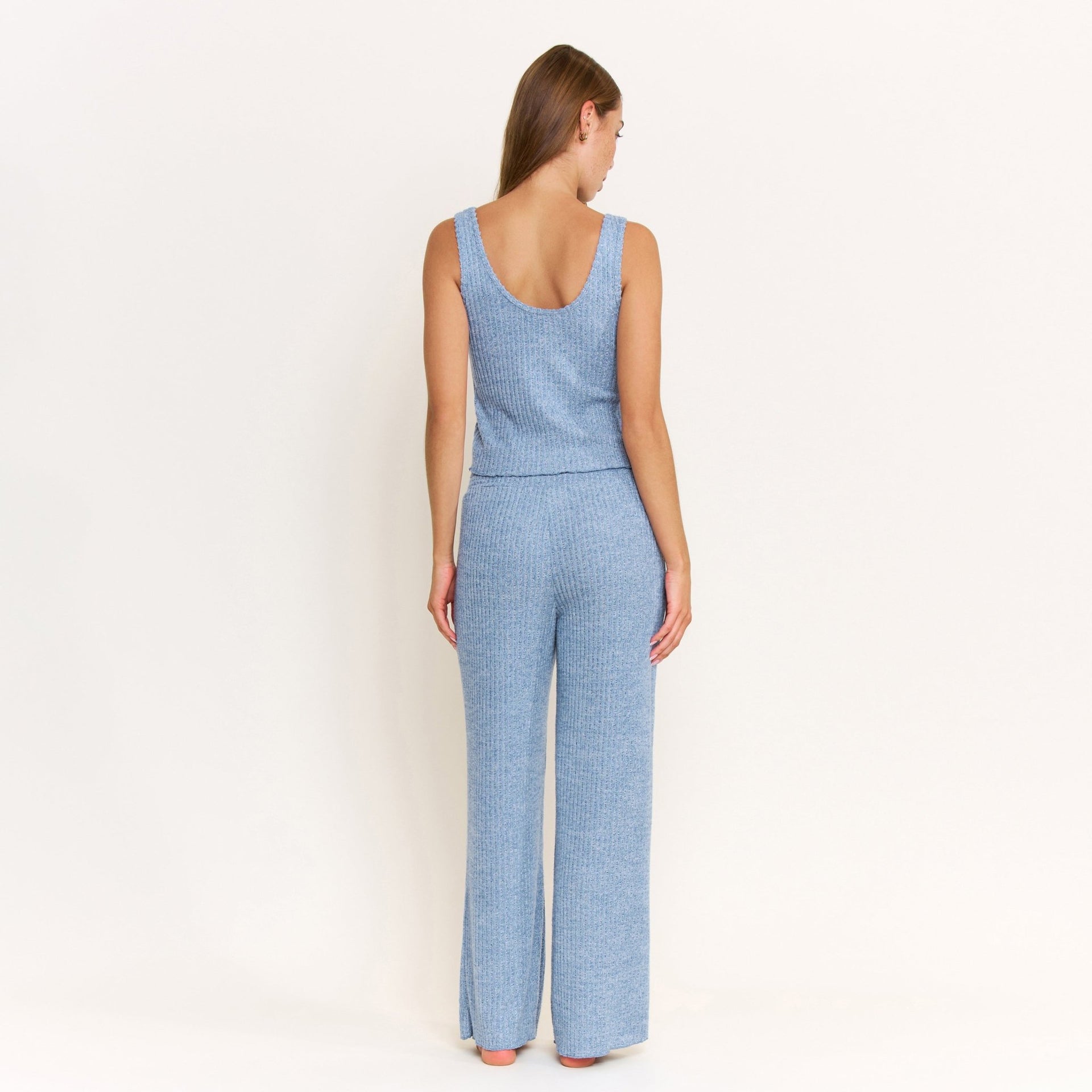 Dream Cloud Tank in Heather Coastal Blue - -