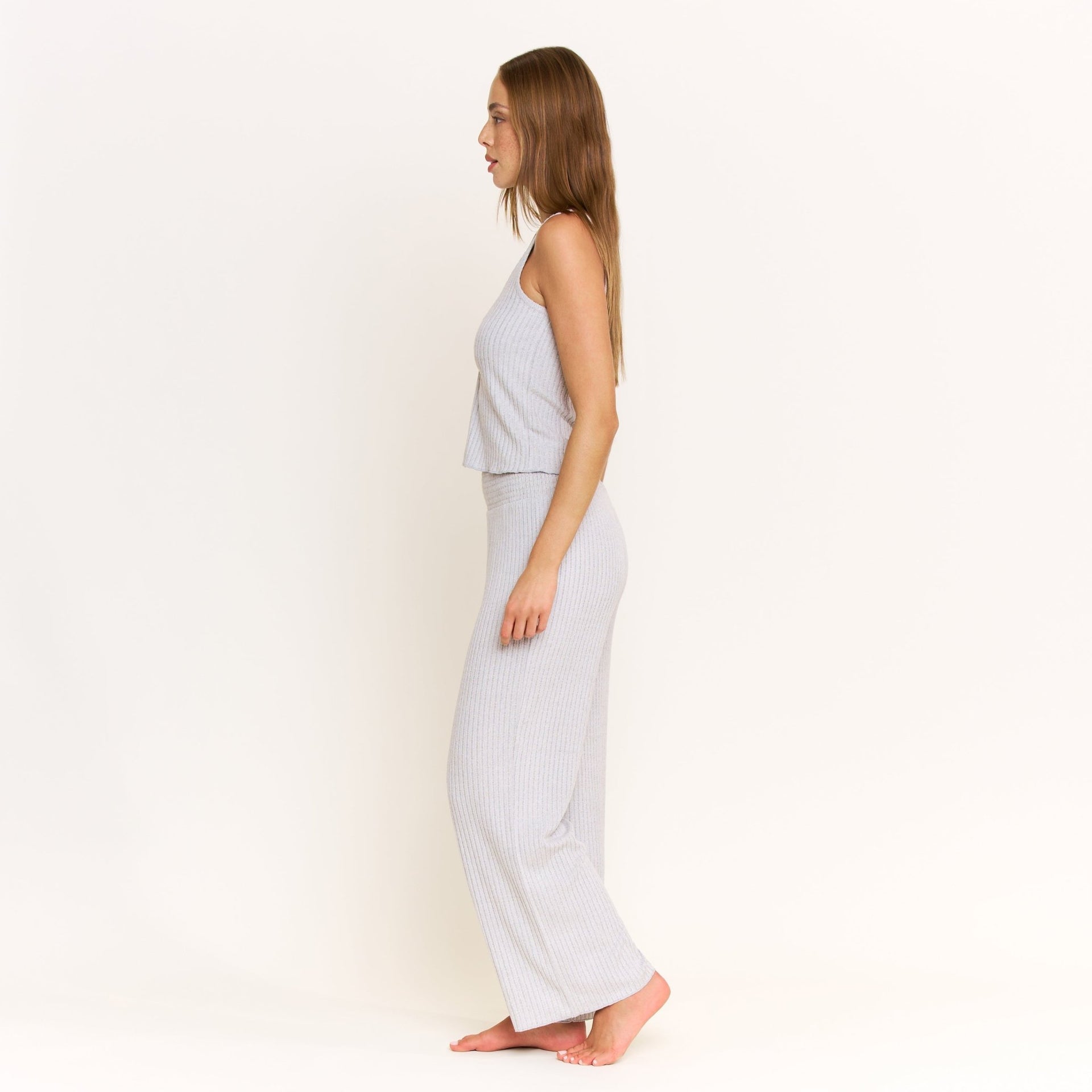 Dream Cloud Tank in Heather Grey - -