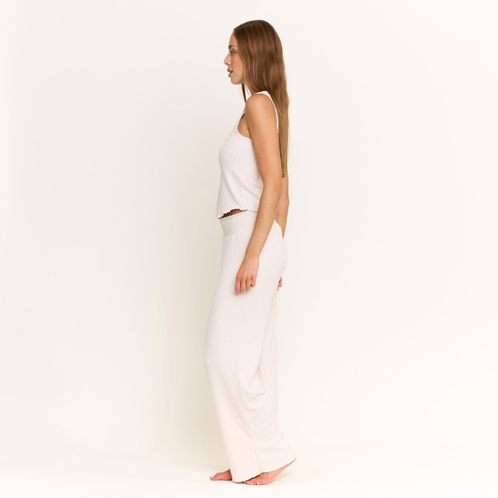 Dream Cloud Tank in Oat - -