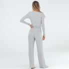 Dreamland Lounge Set in Heather Grey - Loungewear -